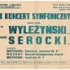 Poster of Serocki's concert - 
	Poster of Serocki's concert in Lublin featuring&nbsp;Piano concerto in D minor by Mozart.